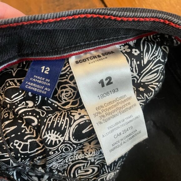 Scotch & Soda Straight Leg Black Jeans - Picture 6 of 9